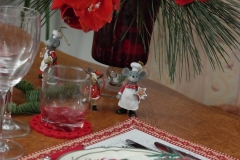 Noël et tradition - Souris assiette