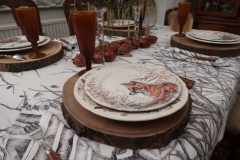 OUAT - Assiette renard et table